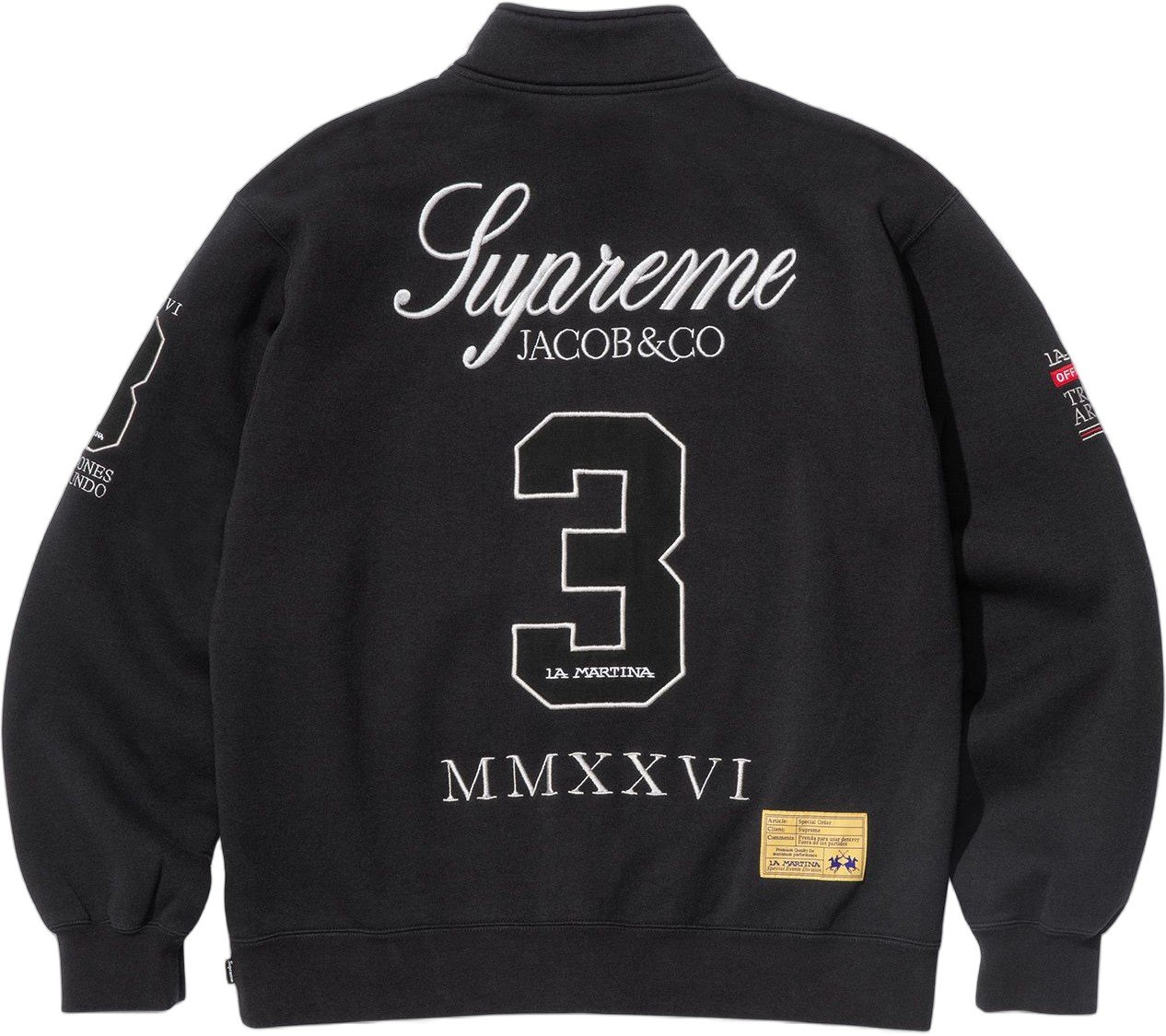 Supreme®/La Martina/Jacob & Co Zip Up Sweatshirt view 14